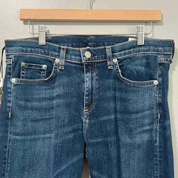 Rag & Bone High Rise Distressed Skinny Jeans - Picture 5 of 17